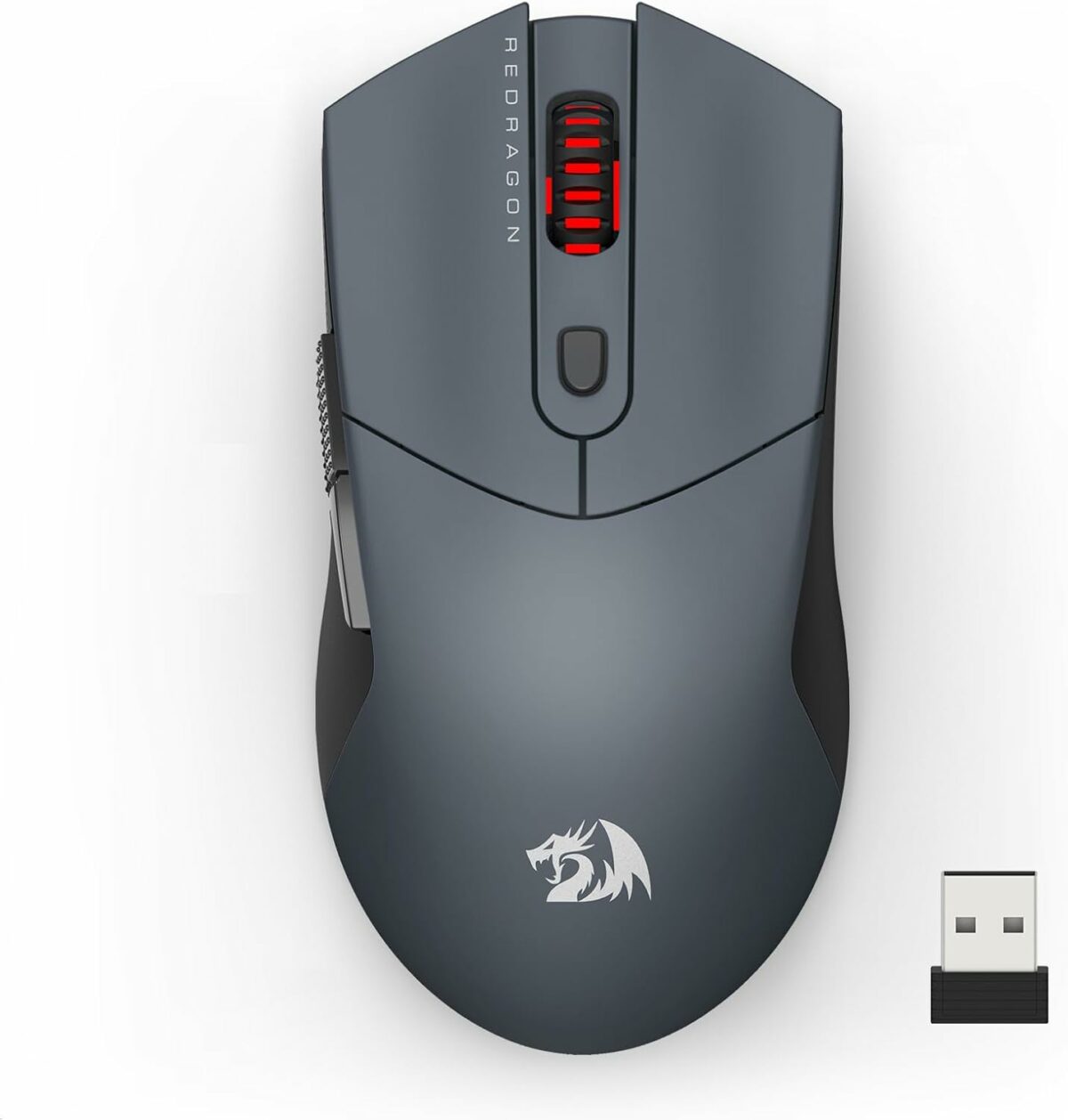 Redragon Wireless Gaming Mouse, Ultra-Light 26K DPI Gaming Mouse Tri-Mode Bluetooth Mouse Ergonomic Natural Grip Build, Full Programmable Buttons, Software Supports DIY Keybinds