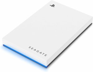 Seagate Game Drive for PS4/PS5, 5 TB, External HDD, 2.5", USB 3.0, Officially Licensed, Blue LED, inkl 2 veckors Playstation+ (STLV5000202)