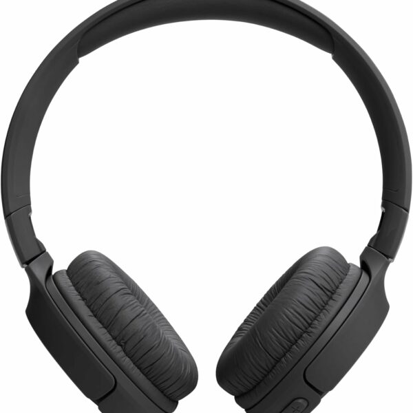 JBL Tune 520BT Wireless On-Ear Headphones, Pure Bass Sound, 57H Battery with Speed Charge, Hands-Free Call + Voice Aware, Multi-Point Connection, Lightweight and Foldable - Black, JBLT520BTBLKEU