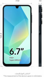 Samsung Galaxy A16 5G, Android Smartphone, Dual SIM Mobile Phone, 4GB RAM, 128GB Storage, Blue Black (UAE Version)