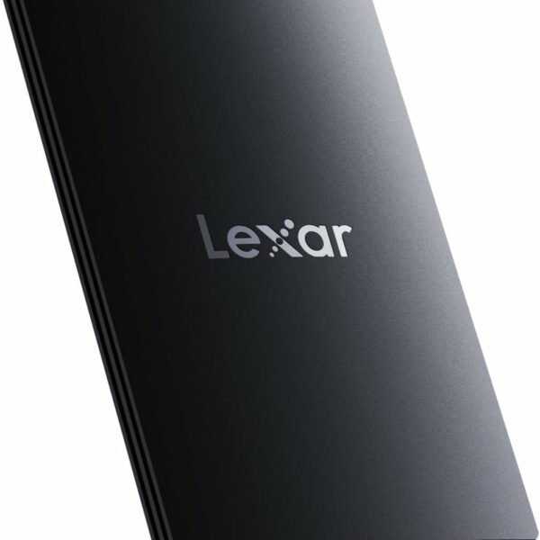 Lexar SL500 External SSD 1TB, USB3.2 Gen2x2 Portable SSD, PSSD up to 2000MB/s Read, 1800MB/s Write, External Solid State Drive with Metal Design, DataShieldTM 256-bit AES Encryption(LSL500X001T-RNBNG)