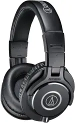 Audio-Technica Ath-M40X Professional Headphones - Black