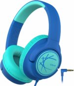 iClever Kids Headphones, Wired Headphones for Kids 85dBA Safe Volume Limit, Stereo Sound Foldable Adjustable Over Ear, 3.5mm Jack Boys Girls Childrens Headphones for School/Travel/Tablet/PC