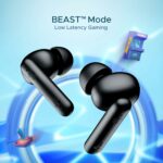 boAt Airdopes 141 Bluetooth Truly Wireless in Ear Earbuds with mic, 42H Playtime, Beast Mode(Low Latency Upto 80ms) for Gaming, ENx Tech, ASAP Charge, IWP, IPX4 Water Resistance (Bold Black), One Size