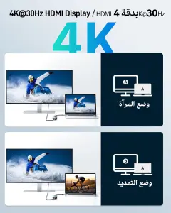 acer USB C Hub (7-in-1 Multi-Port) Type-C Adapter Hub to 4K HDMI, Micro SD Card Reader, USB C & USB A 3.0, 100W PD, Compatible with iPad Pro, MacBook Pro, Laptops