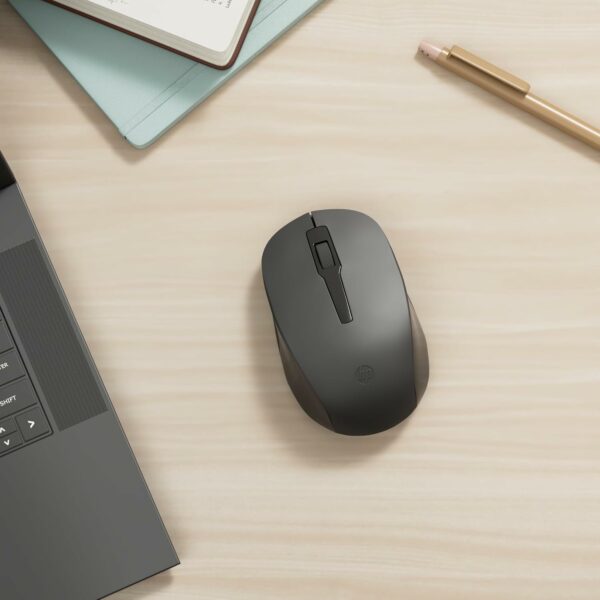 HP 150 – Wireless Mouse (3 Buttons, Ergonomic, USB-A, 2.4 GHz), Black