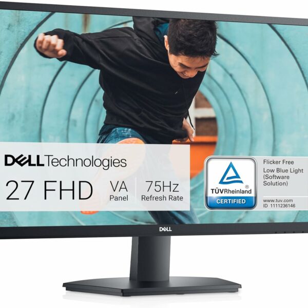 Dell 27 Monitor - SE2722H 27 4ms (Full HD 1920 x 1080,60 Hz VGA / 75 Hz HDMI,1.4 AMD FreeSync) (Upgraded)