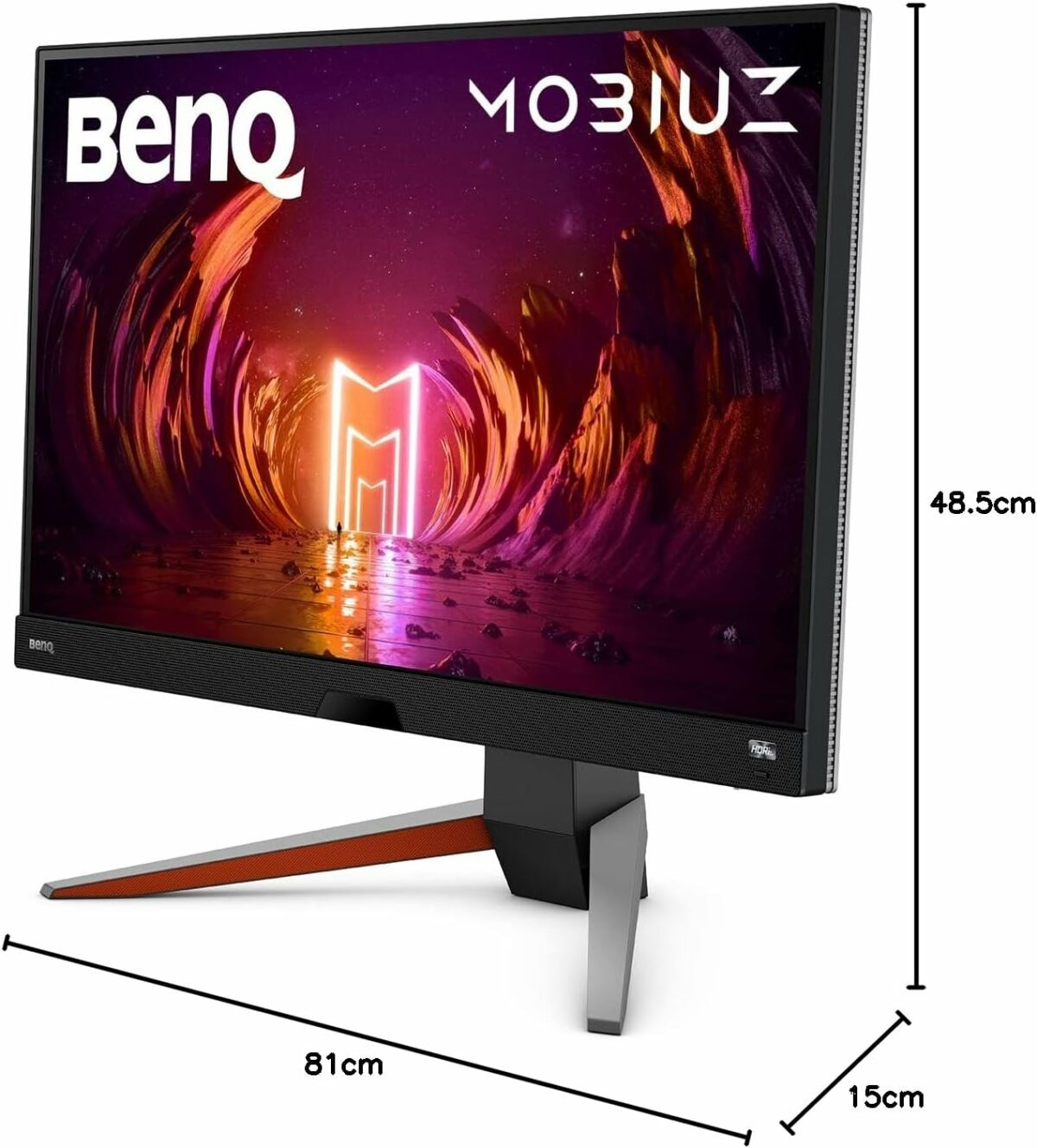 BenQ Mobiuz EX2710Q 27 Inch QHD 1440p IPS 165Hz Gaming Computer Monitor with 2.1ch Speaker and Subwoofer, Gaming Color Optimizer, Freesync Premium, Light Tuner, Eye-Care Tech and Height Adjustable