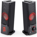 Redragon GS550 Orpheus PC Gaming Speakers, 2.0 Channel Stereo Desktop Computer Sound Bar