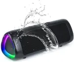 vBaytion Portable Bluetooth Speaker, Portable Wireless Speaker with IPX5 Waterproof|TWS Paring|BT5.3|HD Sound|Up to 24H Playtime|Premium Design| Beat-Dynamic Light Show, for Party,Games,Movies,Outdoor
