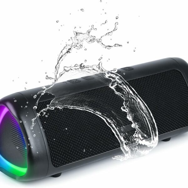 vBaytion Portable Bluetooth Speaker, Portable Wireless Speaker with IPX5 Waterproof|TWS Paring|BT5.3|HD Sound|Up to 24H Playtime|Premium Design| Beat-Dynamic Light Show, for Party,Games,Movies,Outdoor