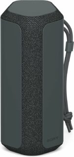 Sony SRS XE200 X Series Wireless Ultra Portable Bluetooth Speaker, IP67 Waterproof, Dustproof and Shockproof with 16 Hour Battery and Easy to Carry Strap, Black, SRSXE200/B,