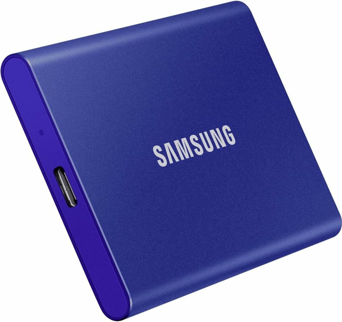 Samsung T7 Portable SSD - 1 TB - USB 3.2 Gen.2 External SSD Indigo Blue (MU-PC1T0H/WW)