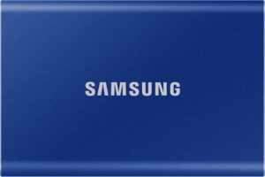 Samsung T7 Portable SSD - 1 TB - USB 3.2 Gen.2 External SSD Indigo Blue (MU-PC1T0H/WW)