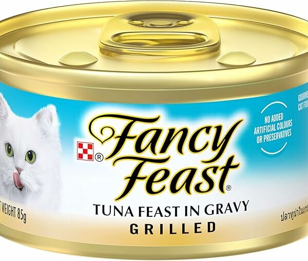 طعام قطط رطب بمزيج التونة المشوية من بيورينا فانسي بيست، 85 جرامFANCY FEAST