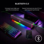 Razer Leviathan V2 X PC Gaming Soundbar, Compact Design, Chroma RGB, USB Type C Power and Audio Delivery, Bluetooth 5.0, for PC, Laptop, Smartphones, Tablets & Nintendo Switch - Black