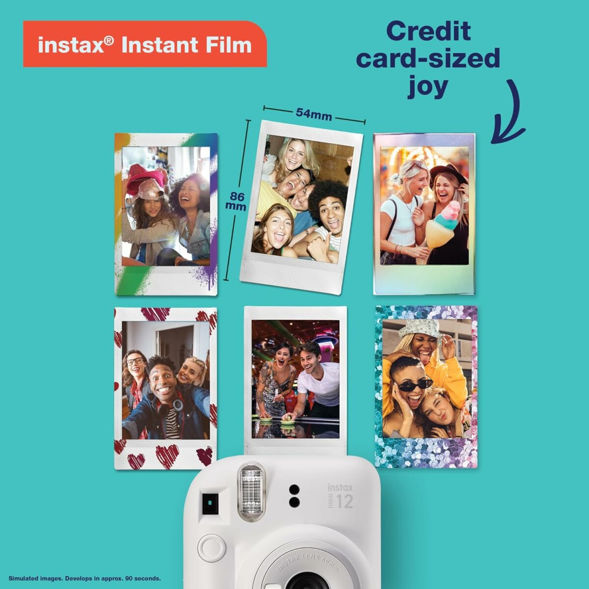 Fujifilm Instax Mini 12 Instant Camera - Clay White