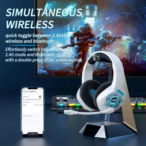 BINNUNE Wireless Gaming Headset