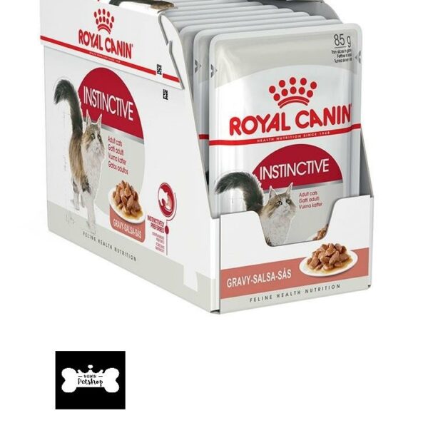 Royal Canin Instinctive Adult in Jelly Wet Cat Food Pouches - 12 x 85g