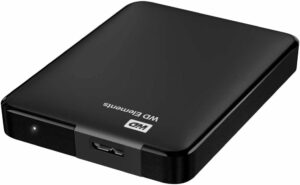 WD 2TB Elements Portable External Hard Drive USB 3.0 for PC - Black - WDBU6Y0020BBK-WESN