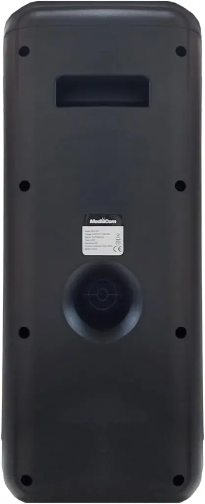 Mediacom Mci 525 Portable Party Speaker With Battery, Bluetooth And 2 Wireless Mics