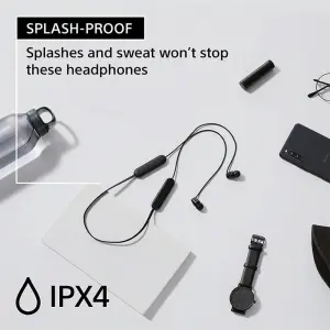 Sony WI C100 Wireless in Ear Bluetooth Headphones with Built in Microphone, Black, WIC100/B, WI-C100-Black, Small 7 Sony WI C100 Wireless in Ear Bluetooth Headphones with Built in Microphone, Black, WIC100/B, WI-C100-Black, Small