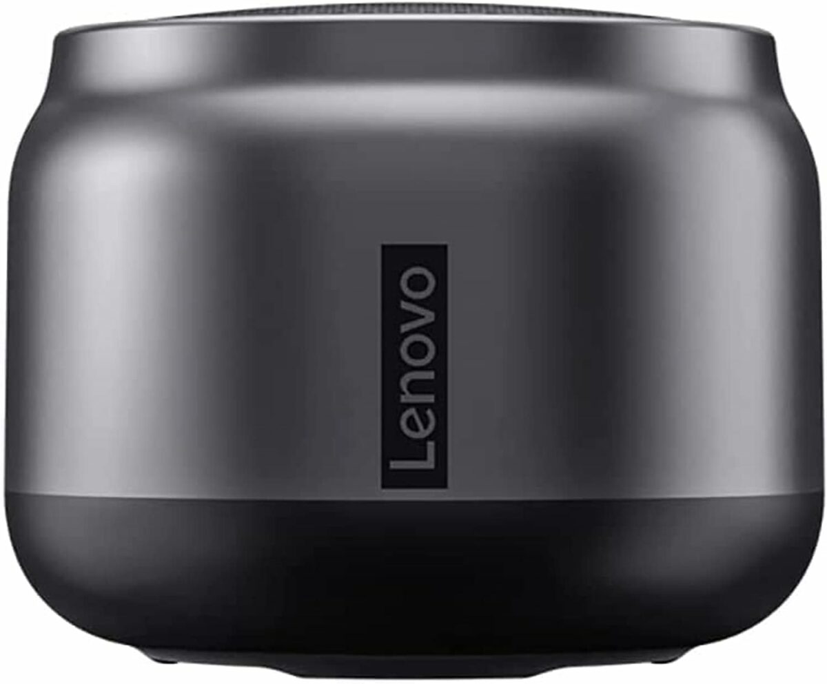 Lenovo Thinkplus Speaker, Bluetooth Version 5.0 Spearker/Outdoor Loudspeaker with 1200 mAh Battery Capacity, Black Color