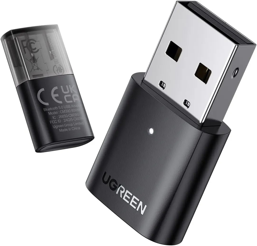 UGREEN Bluetooth 5.0 Adapter for PC, USB Bluetooth Dongle Plug and Play Bluetooth Receiver & Transmitter for Windows 11/10/8.1, Laptop, Keyboard, Mouse, Speaker, Headphone, PS5/Xbox/Switch Controller UGREEN Bluetooth 5.0 Adapter for PC, USB Bluetooth Dongle Plug and Play Bluetooth Receiver & Transmitter for Windows 11/10/8.1, Laptop, Keyboard, Mouse, Speaker, Headphone, PS5/Xbox/Switch Controller