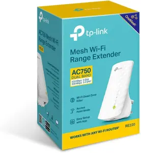Tp-Link Ac750 Wifi Extender | Covers Up To 1200 Sq.Ft And 20 Devices Up To 750Mbps| Dual Band Wifi Range Extender | Wifi Booster To Extend Range Of Wifi Internet Connection (Re220) 6 Tp-Link Ac750 Wifi Extender | Covers Up To 1200 Sq.Ft And 20 Devices Up To 750Mbps| Dual Band Wifi Range Extender | Wifi Booster To Extend Range Of Wifi Internet Connection (Re220)