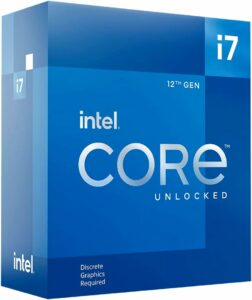 Intel Core i7-12700KF processor 25 MB Smart Cache Box