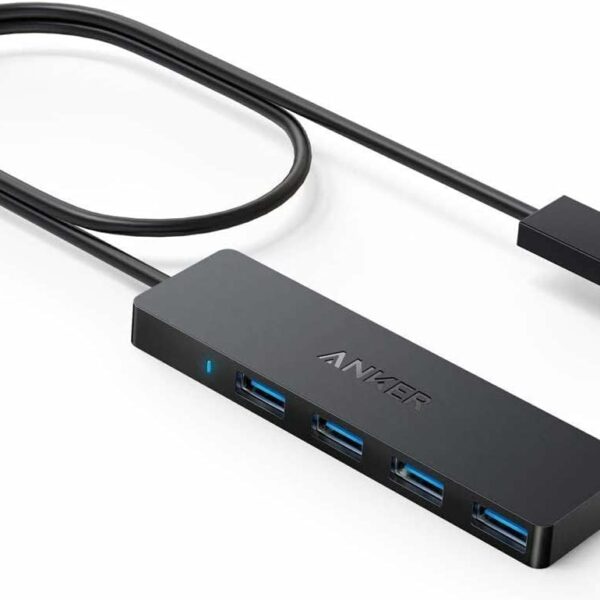 Anker 4-Port Ultra Slim Usb3.0 Data Hub Black