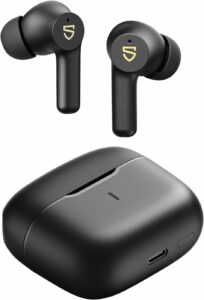 SoundPEATS Life3 Wireless Earbuds, Bluetooth 5.3 with 10mm Driver, Dual MIC Noise Cancelling Headphones, PeatsAudio APP Control&Multipoint Connection Bluetooth Earphones, 20H Playtime, Game Mode