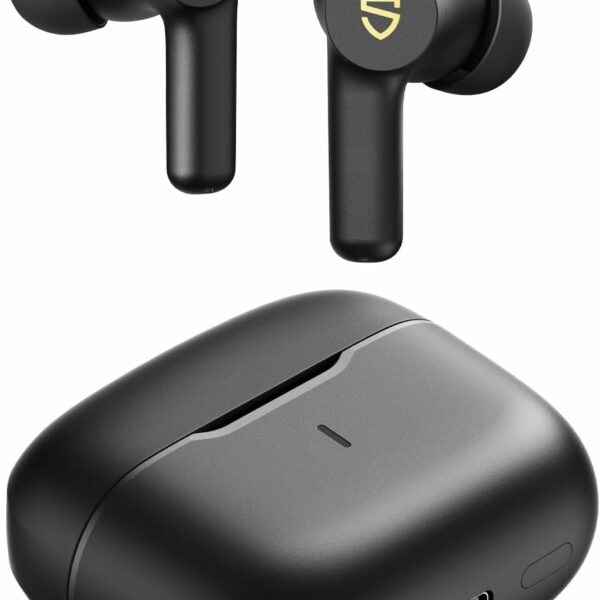 SoundPEATS Life3 Wireless Earbuds, Bluetooth 5.3 with 10mm Driver, Dual MIC Noise Cancelling Headphones, PeatsAudio APP Control&Multipoint Connection Bluetooth Earphones, 20H Playtime, Game Mode