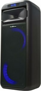 Mediacom Mci 525 Portable Party Speaker With Battery, Bluetooth And 2 Wireless Mics