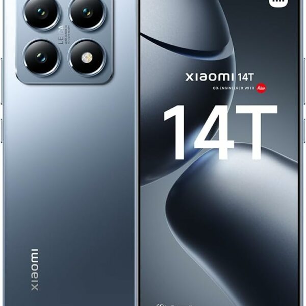 Xiaomi 14T 5G Mobile, Titan Blue (12GB RAM+512GB) | MediaTek 8300 ultra | 6.67" Amoled 144Hz display | Leica Triple Camera 50+50+12MP, 32MP Front camera with Xiaomi sound