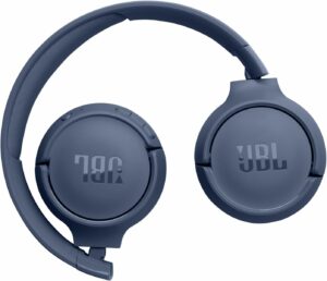 JBL Tune 520BT Wireless On-Ear Headphones, Pure Bass Sound, 57H Battery with Speed Charge, Hands-Free Call + Voice Aware, Multi-Point Connection, Lightweight and Foldable - Blue, JBLT520BTBLUEU