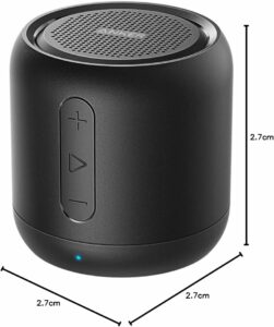 Anker SoundCore mini, Super-Portable Bluetooth Speaker with 15-Hour Playtime, 66-Foot Bluetooth Range, Enhanced Bass, Noise-Cancelling Microphone