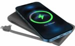 Powerology 8in1 Station 10000mAh PD 120W QC Wireless Power Bank (Black)