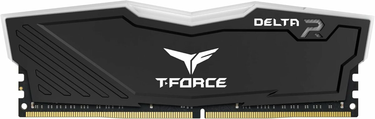 TEAMGROUP Team T-Force Delta RGB DDR4 Gaming Memory, 2 x 8 GB, 3600 Mhz, 288 Pin DIMM, Black