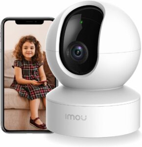 Imou Camera 2K Camera for Home Wifi Cameras Security Camera 360° Indoor Surveillance Cameras Ultra-Clear Camera Human Detection, Abnormal Sound for Baby Monitor Night Vision, Smart Tracking(DK2 2K)