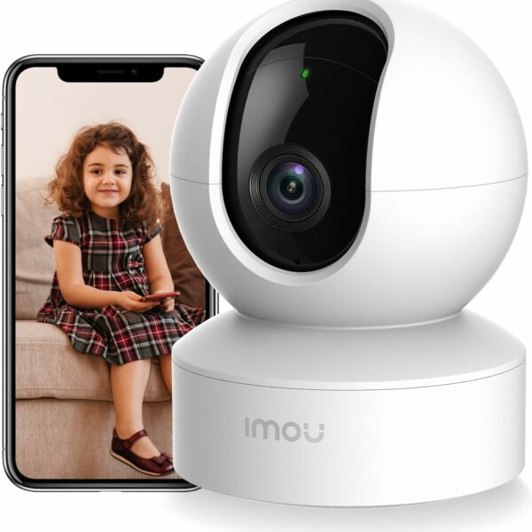 Imou Camera 2K Camera for Home Wifi Cameras Security Camera 360° Indoor Surveillance Cameras Ultra-Clear Camera Human Detection, Abnormal Sound for Baby Monitor Night Vision, Smart Tracking(DK2 2K)