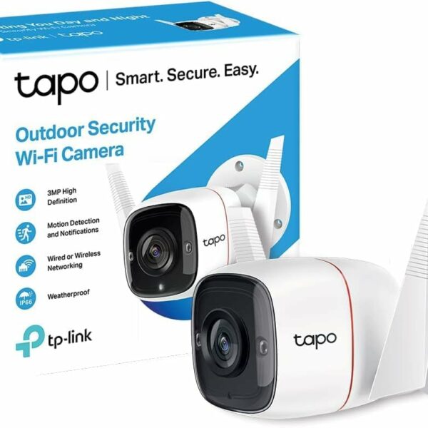 Tapo TP-Link 2K HD Security Camera Outdoor Wired,