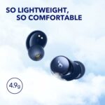 Soundcore by Anker Space A40 Auto-Adjustable Active Noise Cancelling Wireless Earbuds, Reduce Noise by Up to 98%, 50H Playtime, Hi-Res Sound, Comfortable Fit, App Customization, Wireless Charge