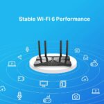 TP-Link Archer AX10 Next-Gen Wi-Fi 6 Router, AX1500 Mbps Gigabit Dual Band Wireless, OneMesh Supported, Beamforming & MU-MIMO, Ideal for Gaming Xbox/PS5/Steam and 4K, Works with Alexa