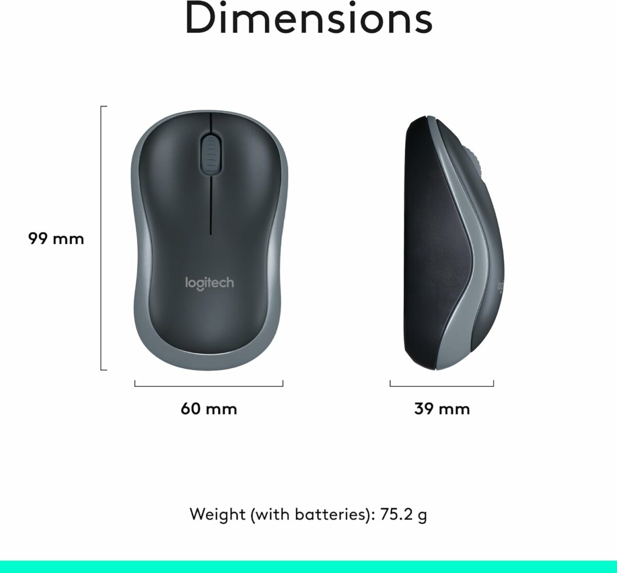 Logitech MK270 Wireless Keyboard and Mouse Combo - Keyboard and Mouse Included, Long Battery Life