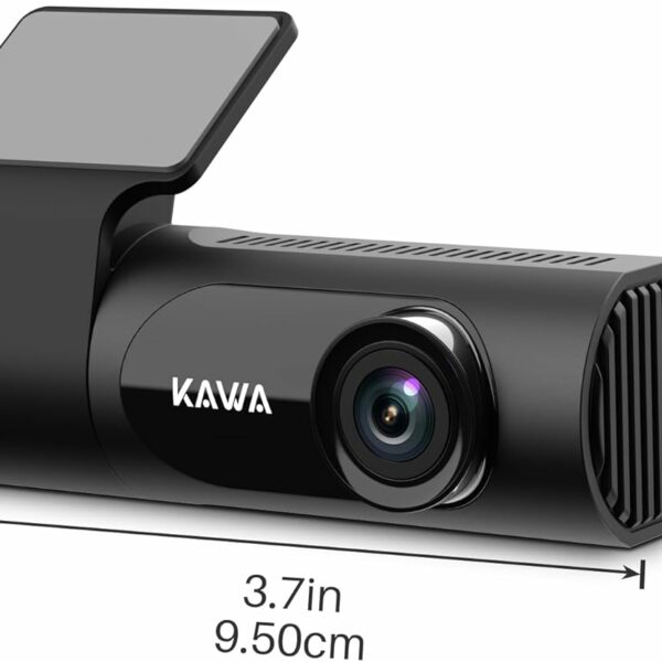 KAWA Car Camera Dash Cam 2K 1440P Full QHD Dash Camera 30fps - Voice Control, 360° Rotating Body, 145°Wide Angle Dashcam, WDR with Super Night Vision, 24H Parking Monitoring and G-sensor, D6