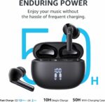 YELKUTT Earbuds Headphones Wireless, Earphones with HiFi