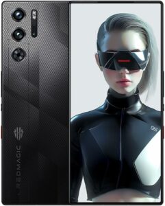 REDMAGIC 9S Pro Smartphone 5G, 120Hz Gaming Phone, 6.8" Full Screen, Under Display Camera, 6500mAh Android Phone, Snapdragon 8 Gen 3, 12+256GB, 80W Charger, Dual-Sim, US Unlocked Cell Phone Black