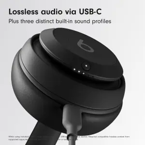 سماعات Beats New 2023 Studio Pro اللاسلكية فوق الأذن مع خاصية إلغاء الضوضاء - أسود - beats New 2023 Studio Pro Wireless Over-Ear Headphones with noise cancellation - Black 6 beats New 2023 Studio Pro Wireless Over-Ear Headphones with noise cancellation - Black