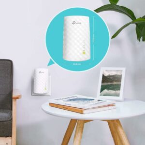 Tp-Link Ac750 Wifi Extender | Covers Up To 1200 Sq.Ft And 20 Devices Up To 750Mbps| Dual Band Wifi Range Extender | Wifi Booster To Extend Range Of Wifi Internet Connection (Re220)